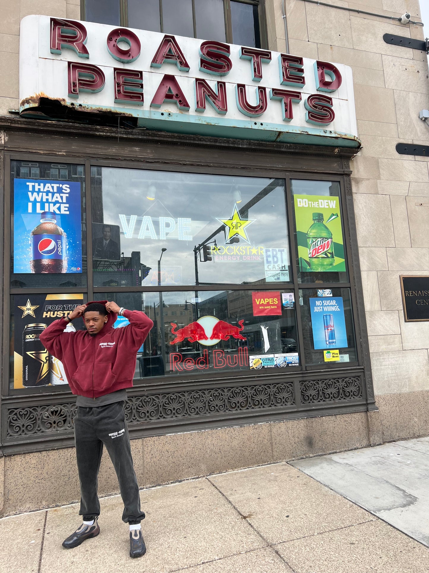 Ruby RED HV Oversized Hoodie