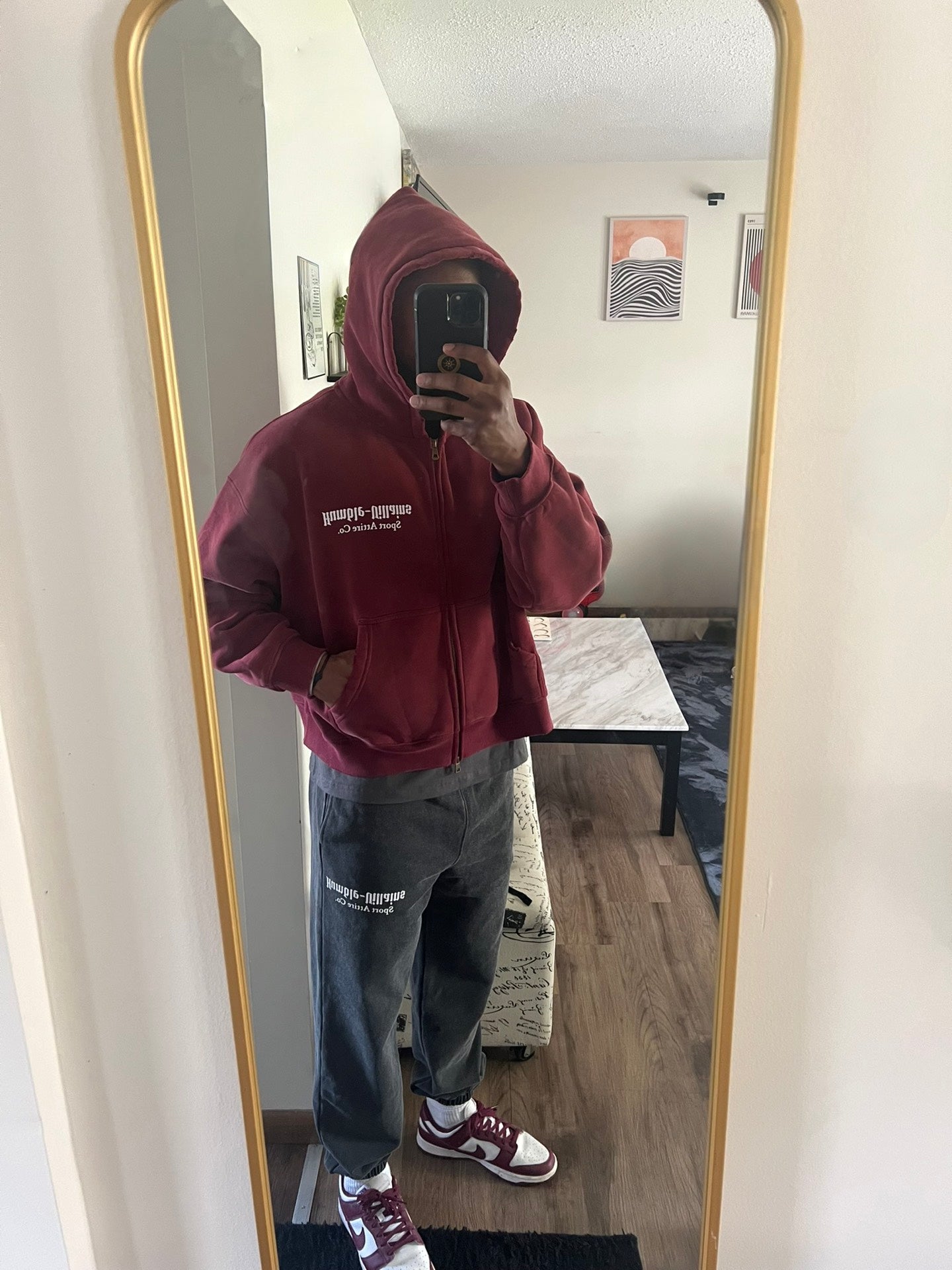 HV Ash Black Vintage Joggers