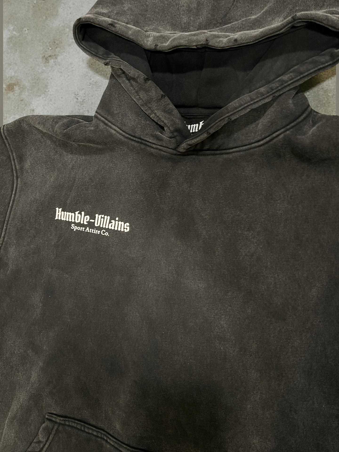 Black AshWashed Hoodie